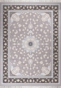 فرش کلاسیک پارمیس کد 3307 طوسی برجسته درجه1