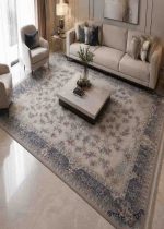 فرش ماشيني 4*3 ايوان 700-2550-10رنگ حرير فيلي درجه1