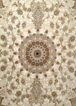 فرش ماشيني 3*2 سناباد  گلريز کرم صدفي - تصویر 4
