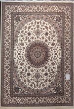 فرش ماشيني 4*3 ايوان 700-2550-8رنگ نائين کرم درجه1