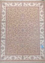 فرش ماشيني 4*3 سناباد 1500-4500-8رنگ داريس AX1035 بژ برجسته درجه1 - تصویر 3