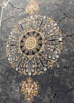 فرش ماشيني 4*3 ايوان 700-2550-8رنگ کوير دودي درجه1 - تصویر 2