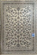 فرش ماشيني 3*2 سناباد لاوين کرم صدفي 5735